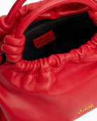 Tommy Hilfiger soft leather medium crossover red interior detail – Áines Boutique