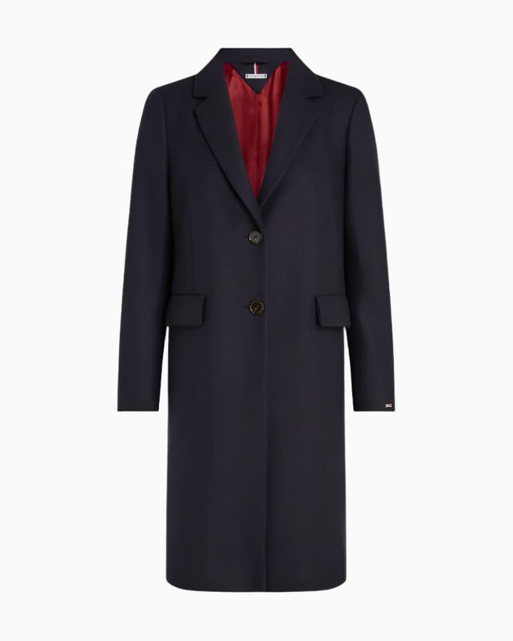 Tommy Hilfiger - Wool Blend Classic Coat