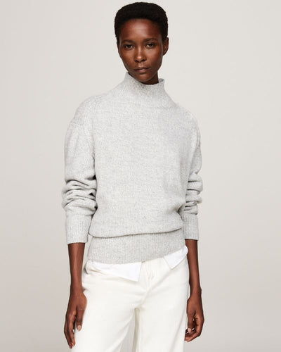 Tommy Hilfiger - Wool Blend Mock Neck Sweater