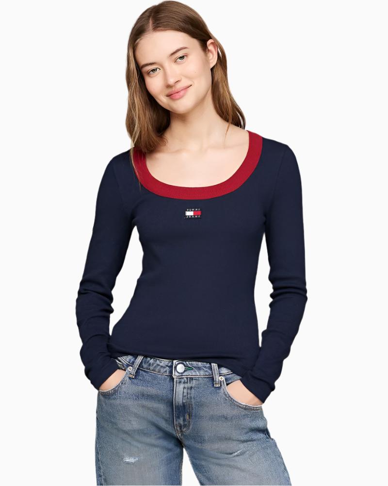 Tommy Jeans - Badge Binding Top