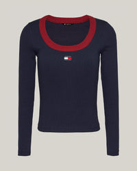 Tommy Jeans - Badge Binding Top