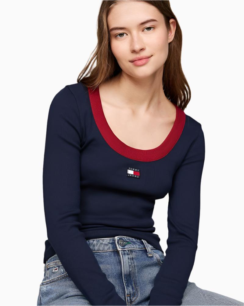 Tommy Jeans - Badge Binding Top