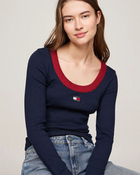 Tommy Jeans - Badge Binding Top