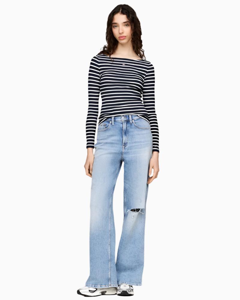 Tommy Jeans - Breton Stripe Longsleeve Top 