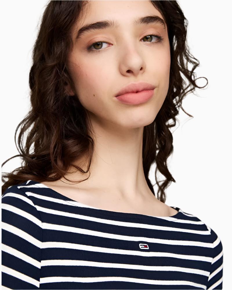 Tommy Jeans - Breton Stripe Longsleeve Top 