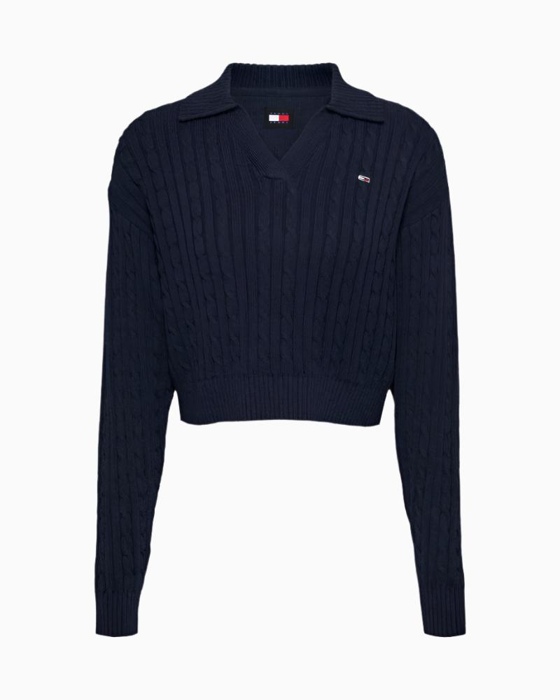 Tommy Jeans - Cable Rugby Sweater