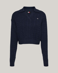 Tommy Jeans - Cable Rugby Sweater