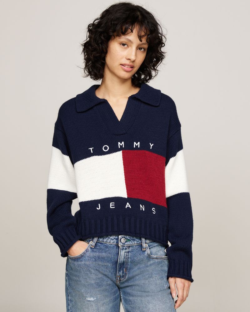 Tommy Jeans - Flag Rugby Sweater