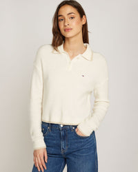 Tommy Jeans - Glitter Polo Sweater 