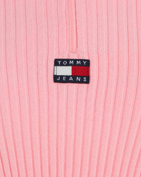 Tommy Jeans - Half Zip Thru Rib Badge Top