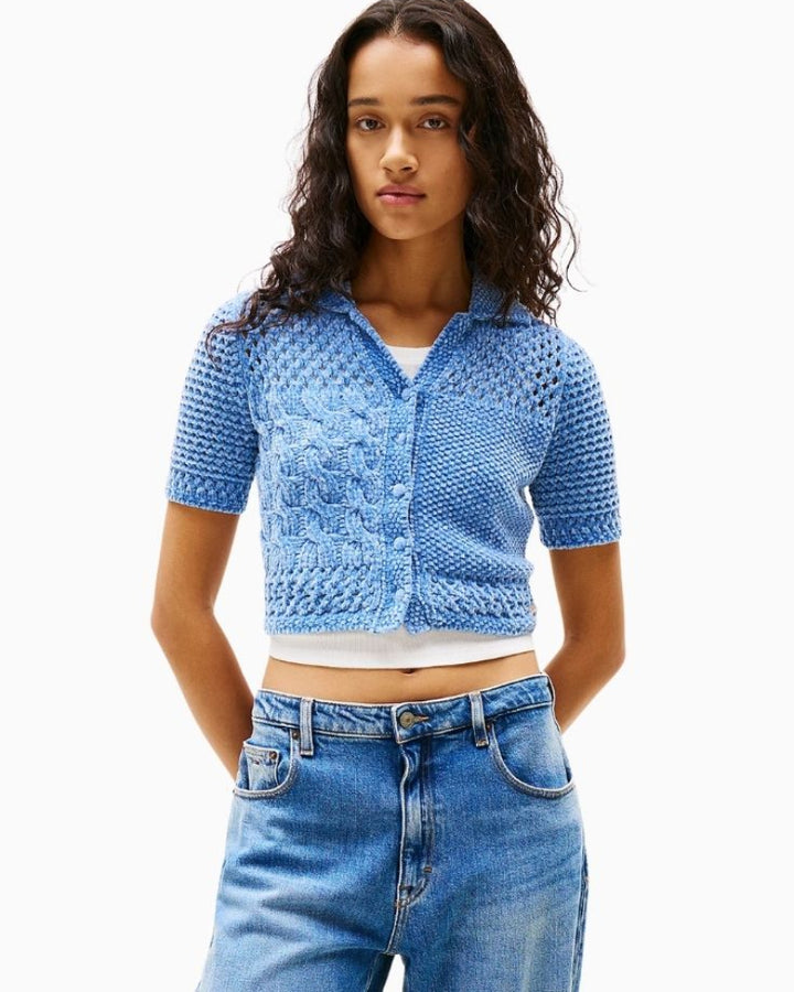 Tommy Jeans - Knit Polo Cardigan 