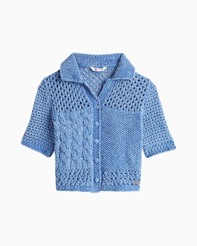 Tommy Jeans - Knit Polo Cardigan 