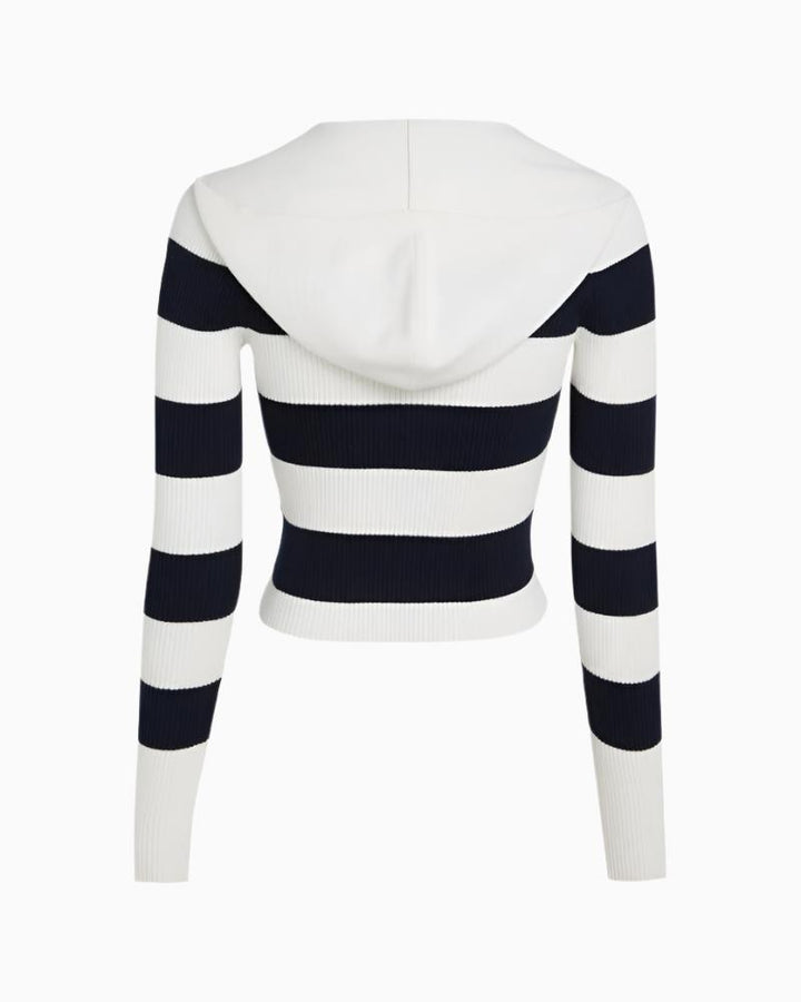 Tommy Jeans -  Stripe 14 Zip Hood Sweater