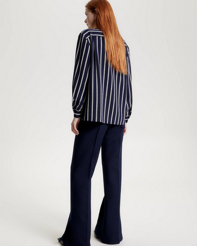 Tommy Hilfiger - Argyle Strip Fluid Relaxed Shirt
