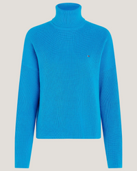 Tommy Women - Cardigan Stitch Funnel Neck Top 