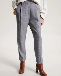 Tommy Women - Relaxed Tapered Check Pant 