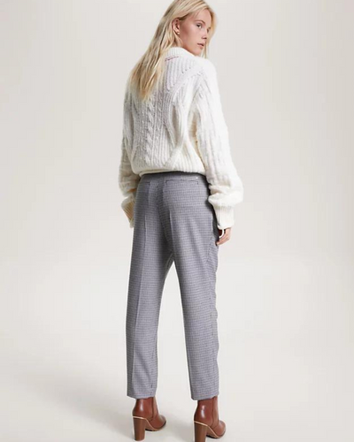 Tommy Women - Relaxed Tapered Check Pant 
