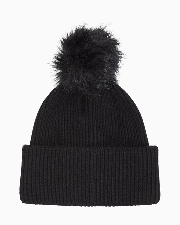 Tommy Hilfiger - Elevated Chic Beanie With PomPom 