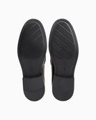 Tommy Hilfiger Chain Fringe Leather Loafer in Brown sole view