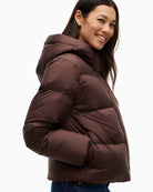 Tommy Hilfiger Down Modern Jacket in Brown side view