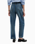 Tommy Hilfiger Jackie High Rise Tapered Jeans in Elan back view