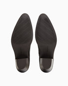 Tommy Hilfiger Leather Western Chelsea Boot in Brushed Brown sole view