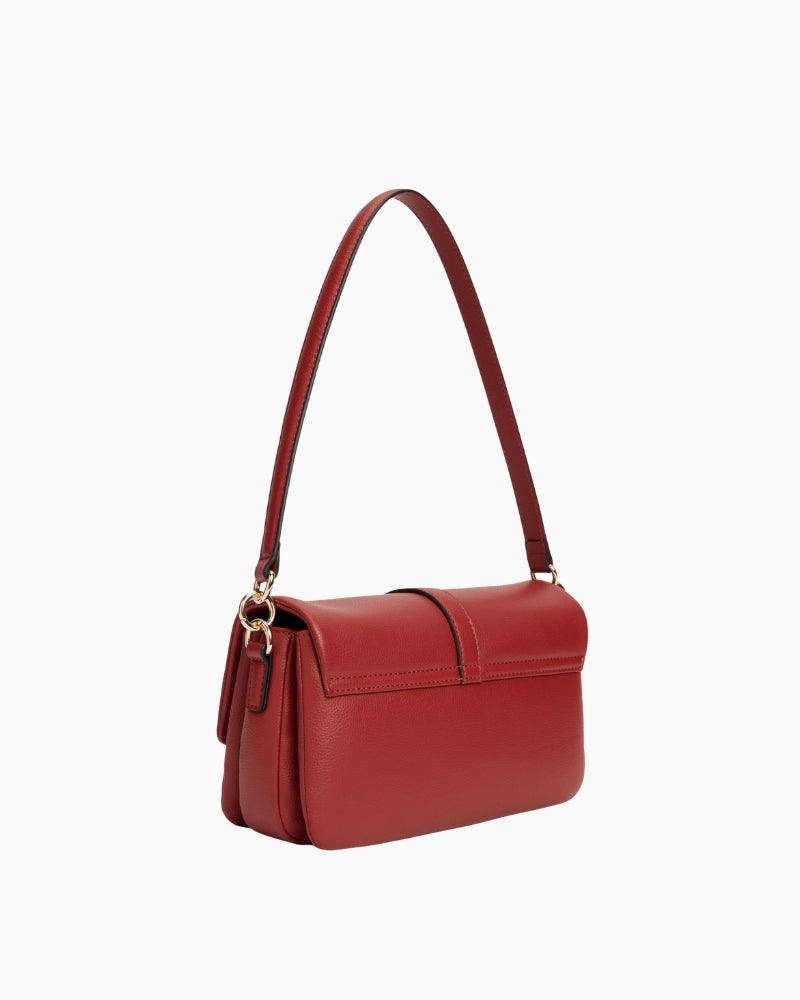 Tommy Hilfiger Libre Conv Flap Crossover Bag in Red back view
