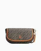 Tommy Hilfiger Monoplay Saddle Bag in Black front view