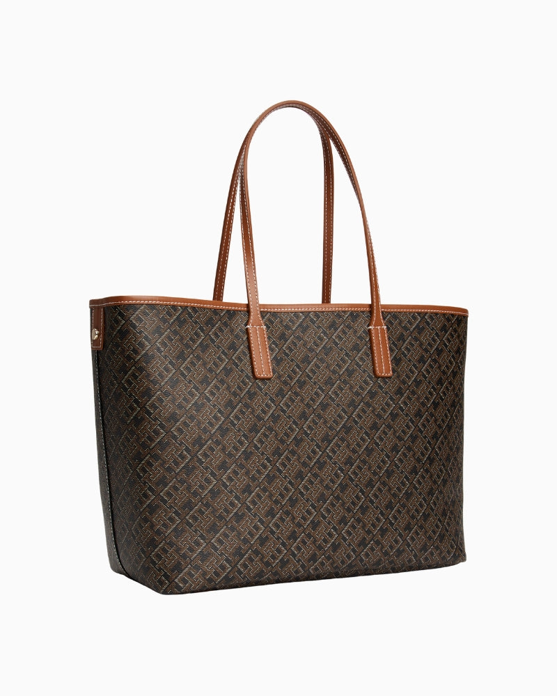 Tommy Hilfiger Monoplay Tote Bag in Black back view