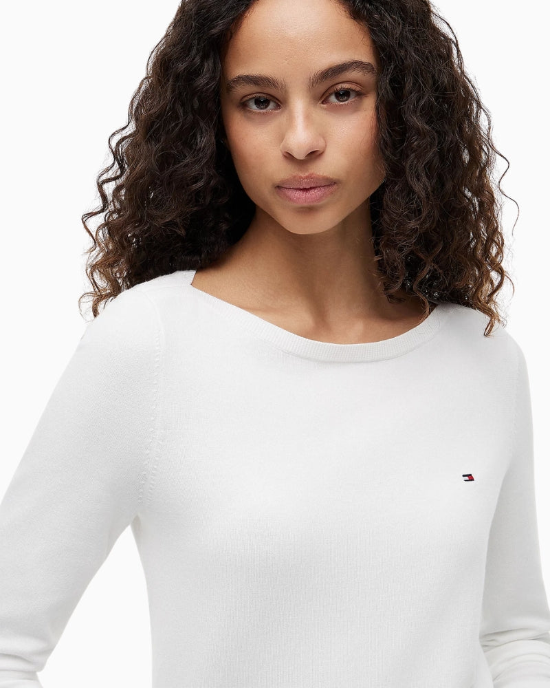 Tommy Hilfiger jumper boat neckline detail