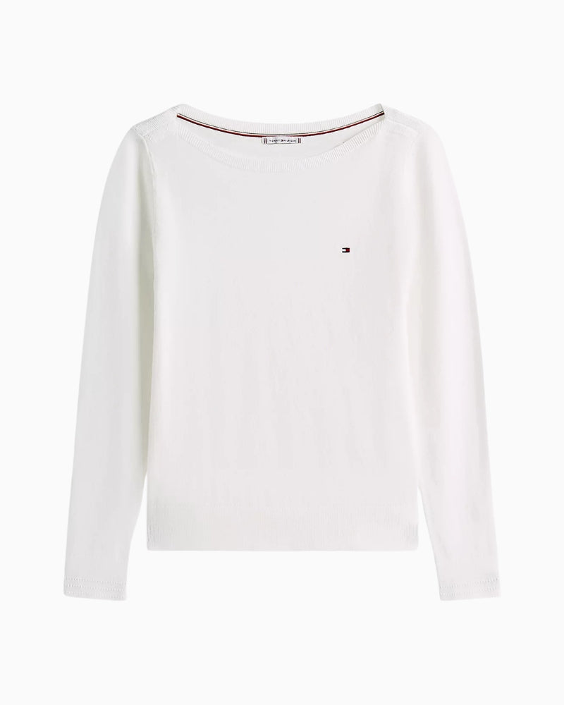 Tommy Hilfiger jumper chest flag logo detail