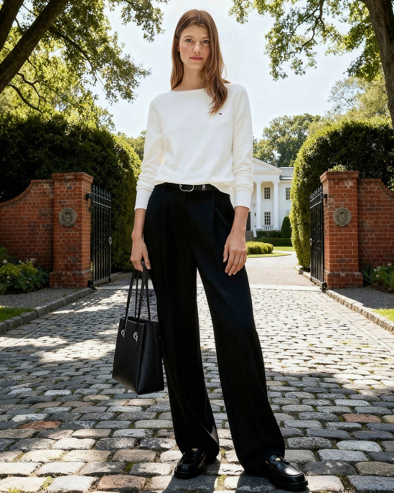 Tommy Hilfiger jumper full outfit view