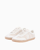Tommy Hilfiger woven rope trainers natural front view