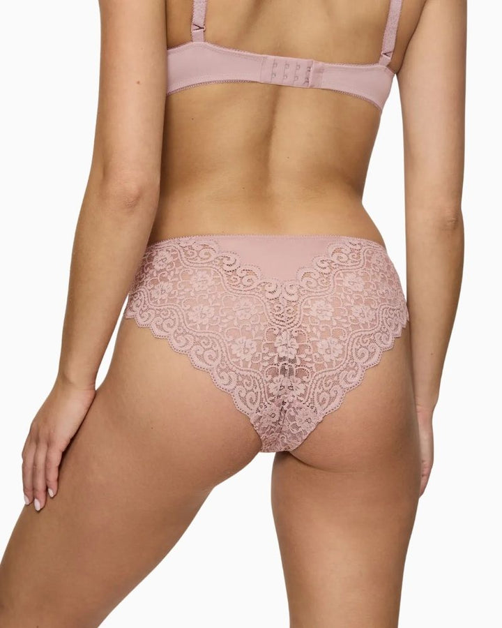 Back view of Triumph Amourette High Leg Brief with smooth, seamless finish

