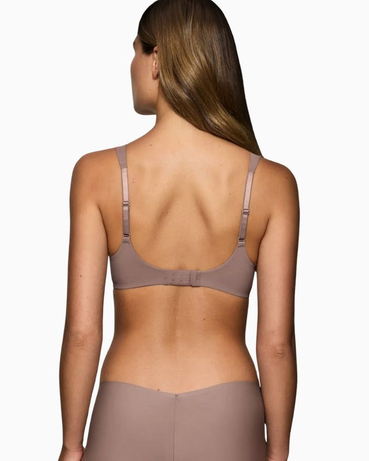 Back view showing adjustable straps and scooped back on Triumph Amourette bra

