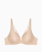 Front view of Triumph padded bra with comfort wire and cleavage effect
