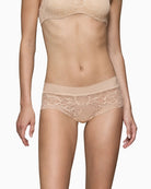 Triumph Body Make-Up Illusion Lace shorty briefs in nude beige