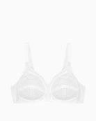 Triumph Doreen + Cotton white bra with wide padded straps