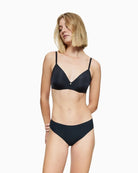 Triumph Pretty Micro black string brief with clean-cut edges