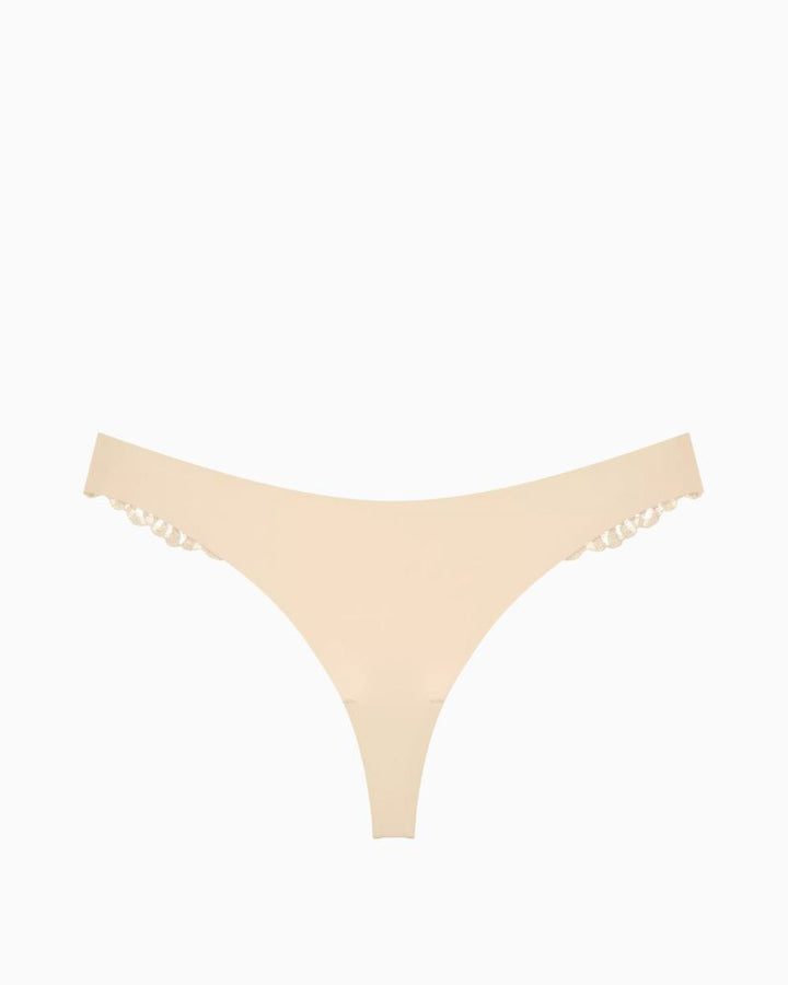 Front view of Triumph seamless string underwear in sustainable fabric