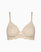 Triumph Amourette Charm Bra in champagne lace detail