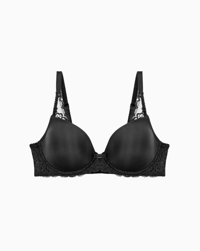 Triumph Amourette Spotlight Padded Bra in black front view