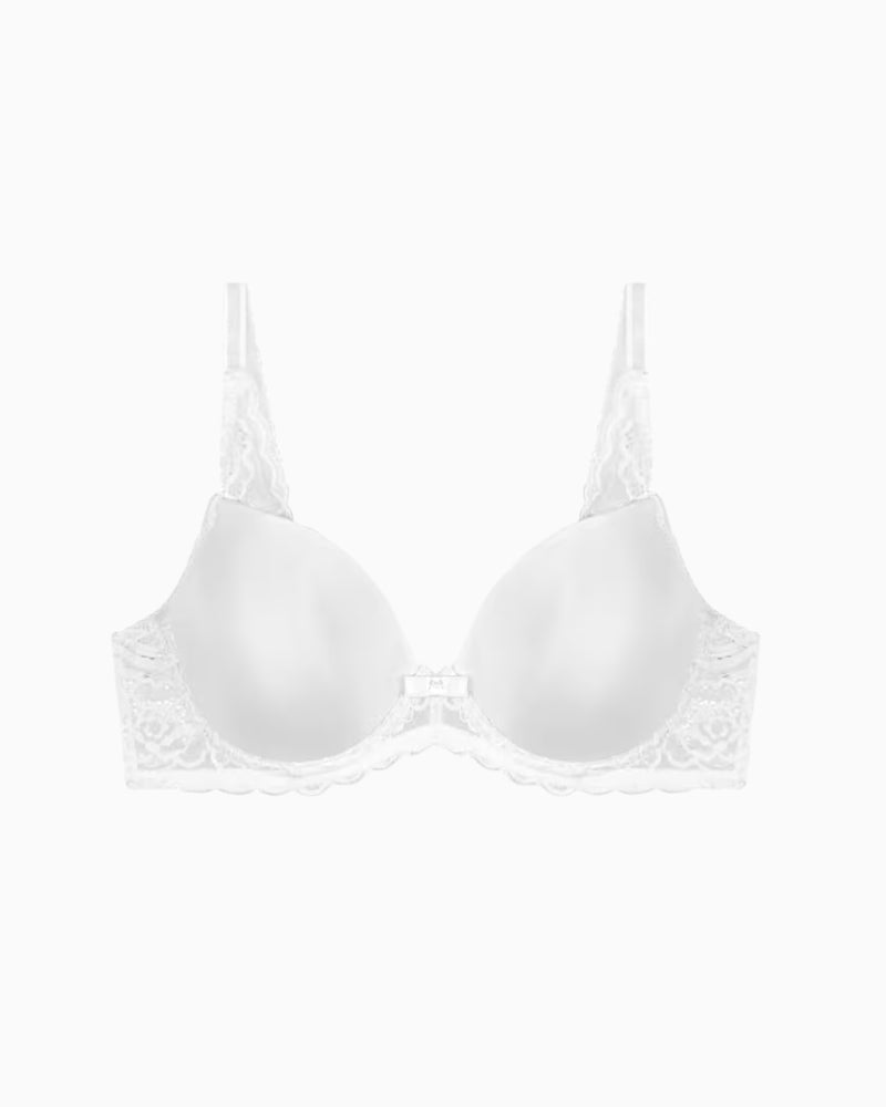 Triumph Amourette Spotlight Padded Bra in white cup detail