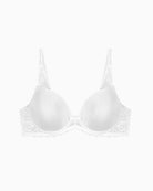 Triumph Amourette Spotlight Padded Bra in white cup detail