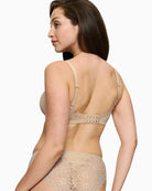 Triumph Amourette Wired Minimizer Bra in Skin back view