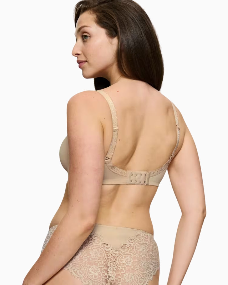 Triumph Amourette Wired Minimizer Bra in Skin back view