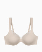Triumph BMU Illusion Curve Bra in Nude Beige front view