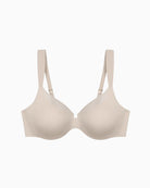 Triumph BMU Illusion Curve Bra in Nude Beige front view