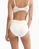 Triumph BMU Illusion Curve shaping maxi knickers ecru white back view