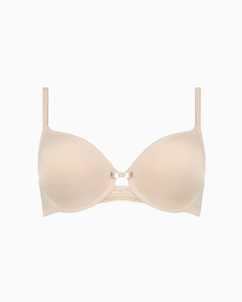 Triumph Beauty-Full Essential Wired Padding Bra in nude front view